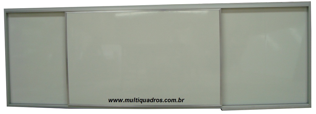 Quadro Duplo de Correr - Branco